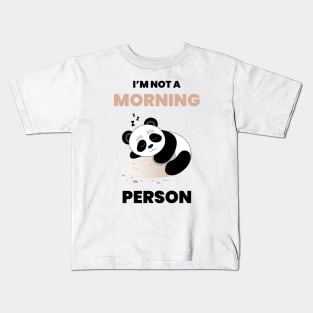 I am not a morning person Kids T-Shirt